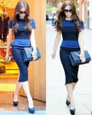 Vestido elegante modelo Victoria Beckham