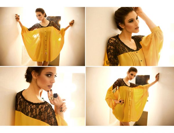 Vestido com renda