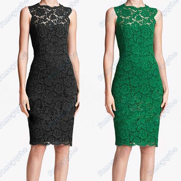 Vestido em Renda com zíper invisível