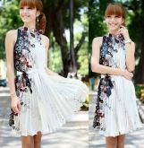 Vestido Retro PLISSADA