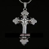 Colar Crucifixo Em Aço Inox